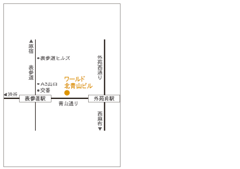 東京オフィス　地図